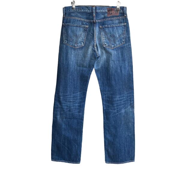New Citizens of Humanity Evans Men Dark Wash Mid Rise Straight Leg Jeans 32 - Picture 5 of 10